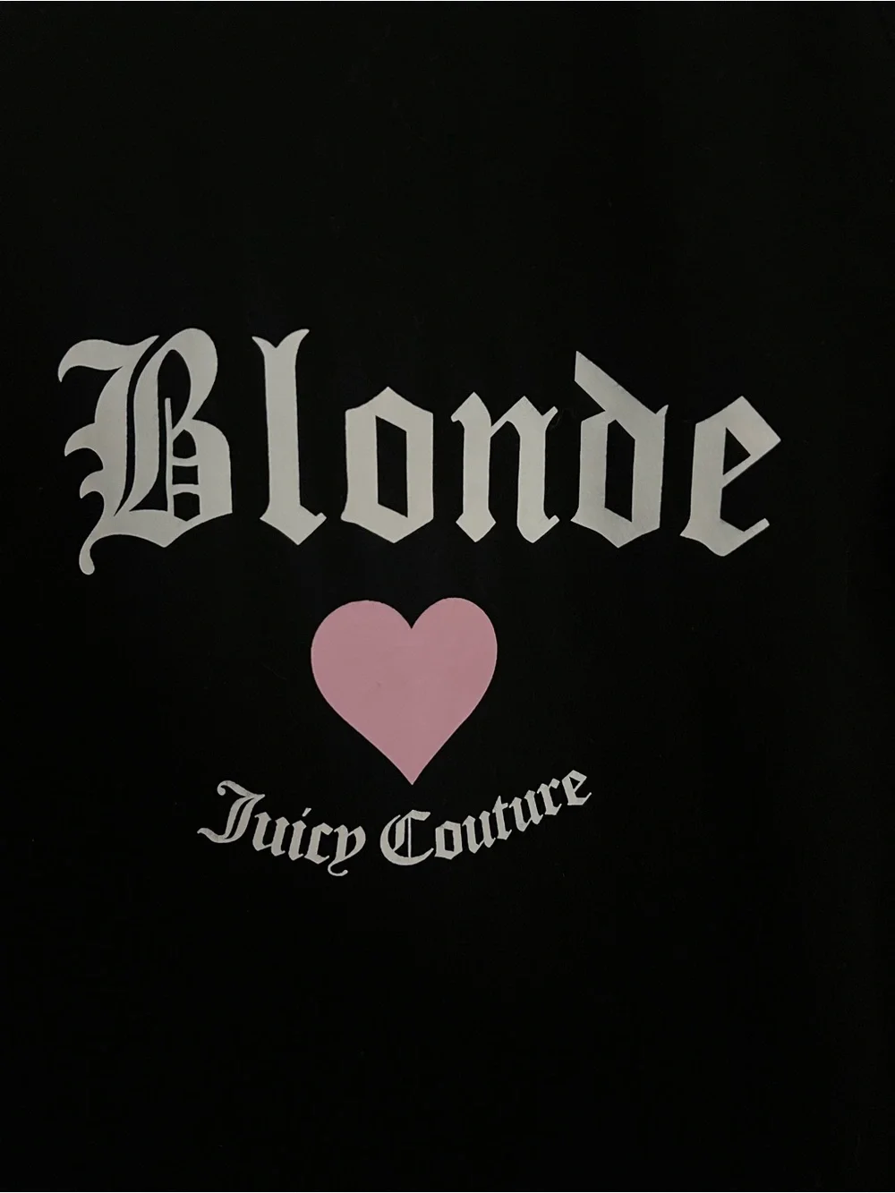 rare limited edition brunette the label x juicy couture collab crew sweater - Picture 2 of 4